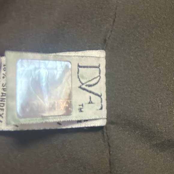 Diane Von Furstenberg 8 wool blend mono c leather trim jacket in great condition - Picture 10 of 16